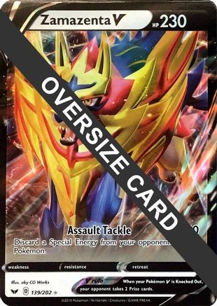 Zamazenta V - 139/202 [139] (Jumbo Cards) Holofoil