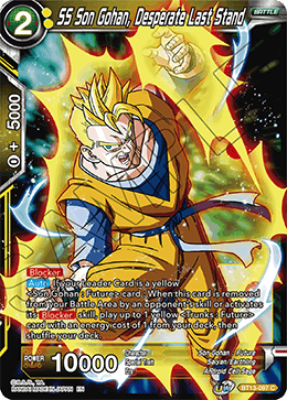 SS Son Gohan, Desperate Last Stand (Common) (BT13-097) [Supreme Rivalry] Parallel Foil