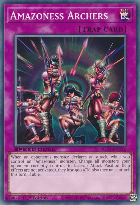 Amazoness Archers (SGX3-END16) - Speed Duel GX: Duelists of Shadows 1st Edition