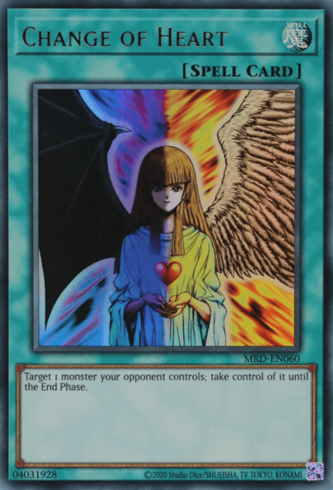 Change of Heart (25th Anniversary) [MRD-EN060] Ultra Rare - Josh's Cards