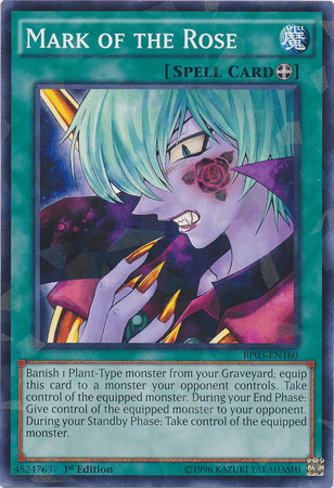 Mark of the Rose [BP03-EN160] Shatterfoil Rare - Josh's Cards