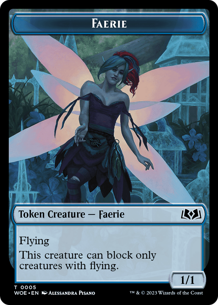 Faerie Token [Wilds of Eldraine Tokens] Foil