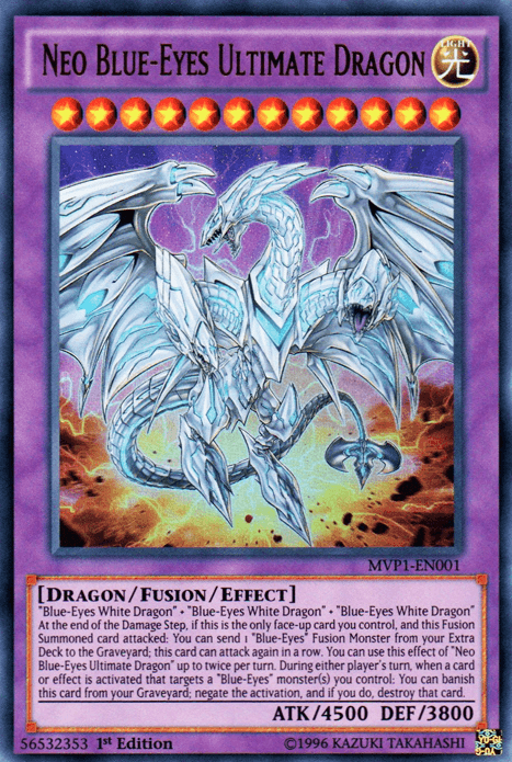 Neo Blue-Eyes Ultimate Dragon [MVP1-EN001] Ultra Rare - Josh's Cards