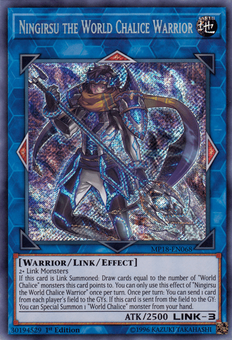 Ningirsu the World Chalice Warrior [MP18-EN068] Secret Rare - Josh's Cards