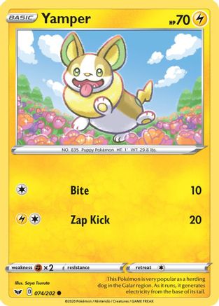 Yamper [74] (Sword & Shield)