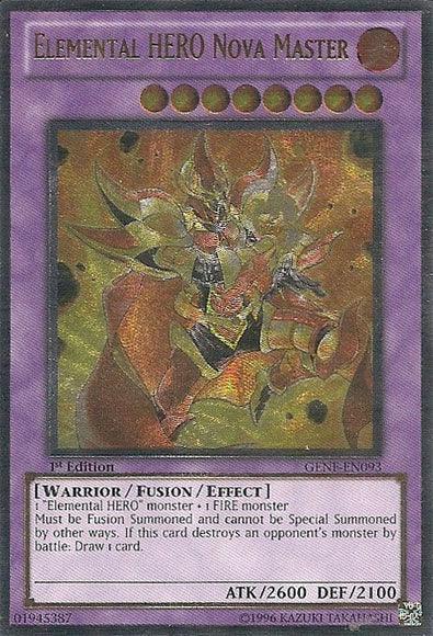 Elemental Hero Nova Master [GENF-EN093] Ultimate Rare - Josh's Cards