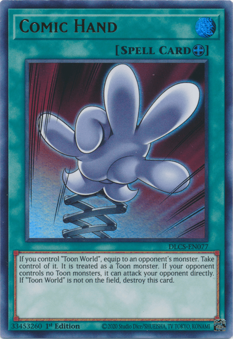 Comic Hand [DLCS-EN077] Ultra Rare - Josh's Cards