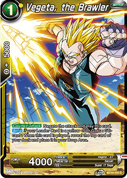 Vegeta, the Brawler (BT14-101) [Cross Spirits] Parallel Foil