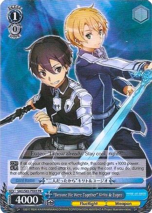 "Because We Were Together" Kirito & Eugeo (SAO/S65-PE03 PR) - Sword Art Online -Alicization-