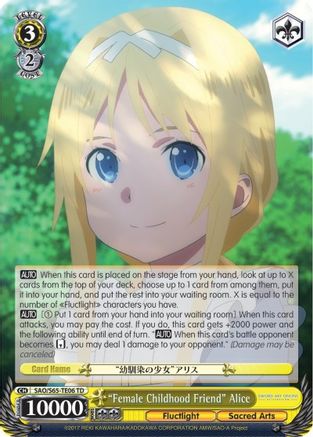"Female Childhood Friend" Alice (SAO/S65-TE06 TD) - Sword Art Online -Alicization-
