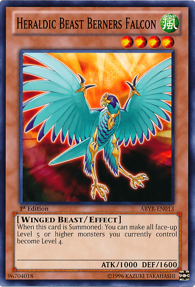 Heraldic Beast Berners Falcon [ABYR-EN013] Common - Josh's Cards