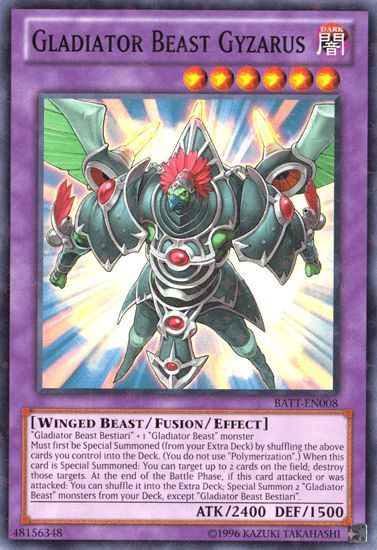 Gladiator Beast Gyzarus [BATT-EN008] Starfoil Rare - Josh's Cards