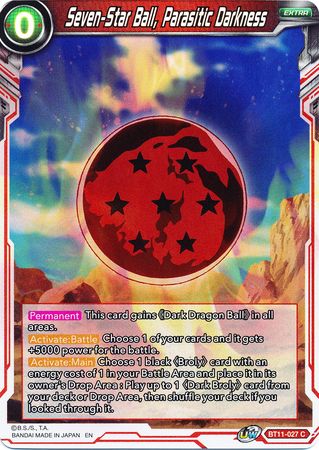 Seven-Star Ball, Parasitic Darkness (BT11-027) [Vermilion Bloodline 2nd Edition] Parallel Foil