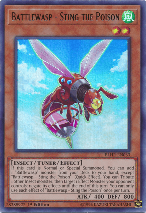 Battlewasp - Sting the Poison [BLHR-EN033] Ultra Rare - Josh's Cards
