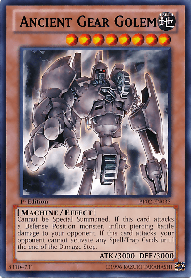 Ancient Gear Golem [BP02-EN035] Rare - Josh's Cards