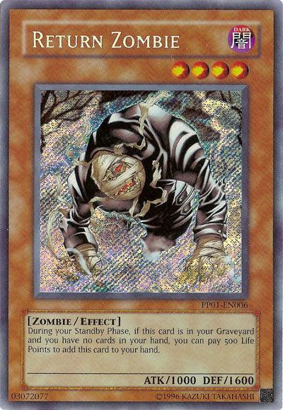 Return Zombie [PP01-EN006] Secret Rare - Josh's Cards