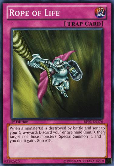 Rope of Life [BP02-EN176] Mosaic Rare - Josh's Cards