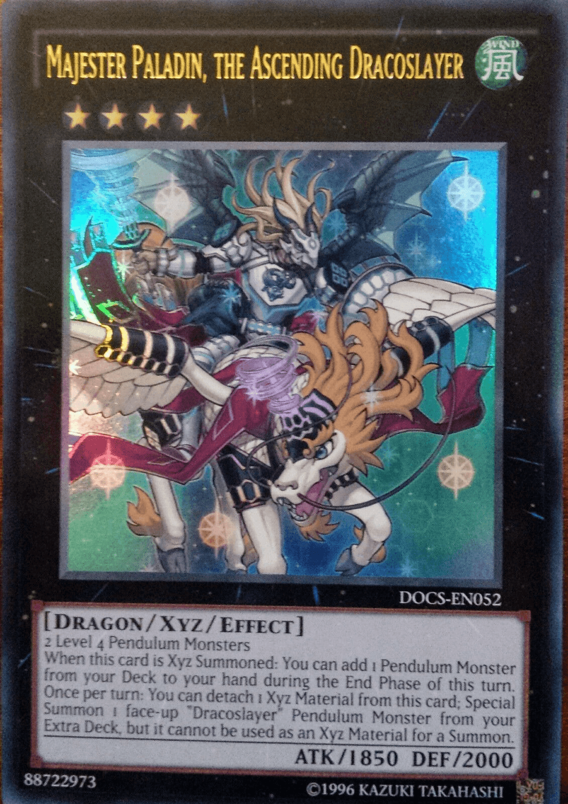 Majester Paladin, the Ascending Dracoslayer [DOCS-EN052] Ultra Rare - Josh's Cards