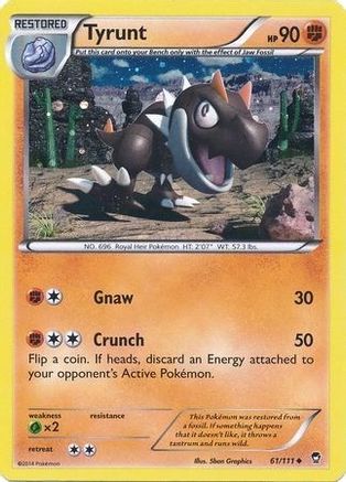 Tyrunt (Cosmos Holo) 061/111 - Miscellaneous Cards & Products Holofoil