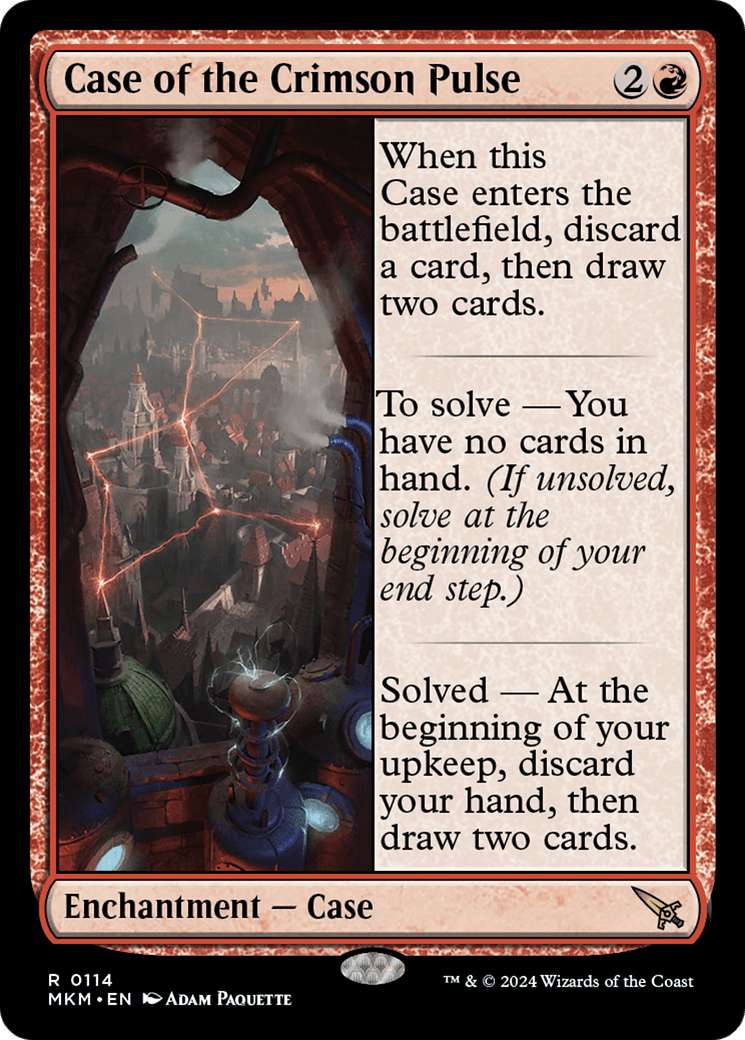 Case of the Crimson Pulse [Murders at Karlov Manor] - Josh's Cards