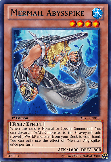 Mermail Abysspike [ABYR-EN018] Rare - Josh's Cards