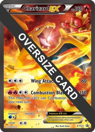 Charizard EX (XY Black Star Promos) XY121 - Jumbo Cards Holofoil