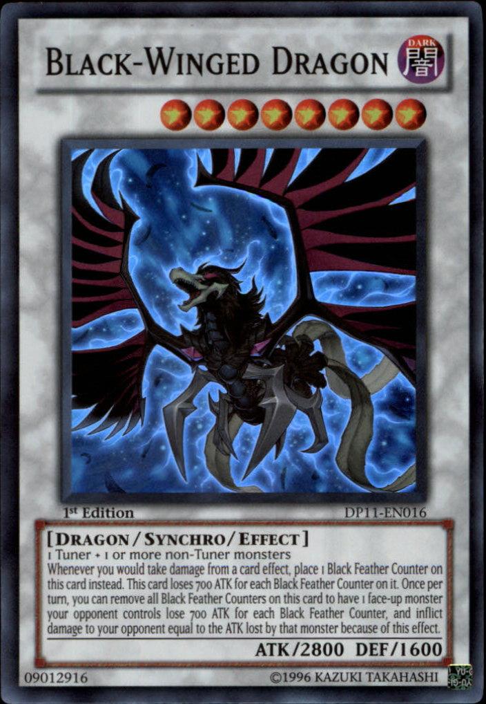 Black-Winged Dragon [DP11-EN016] Super Rare - Josh's Cards