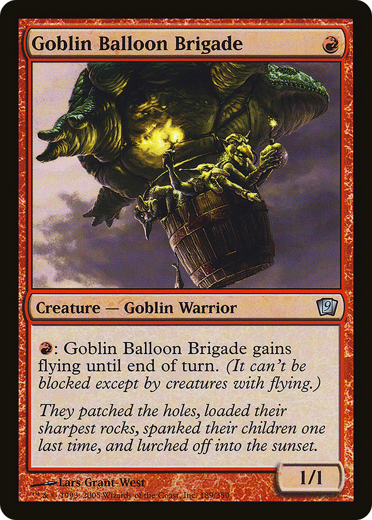 Goblin Balloon Brigade [Ninth Edition] Foil