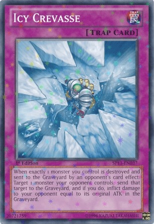 Icy Crevasse [SP13-EN037] Starfoil Rare - Josh's Cards