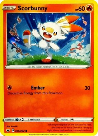 Scorbunny (Cosmos Holo) 030/202 - Blister Exclusives Holofoil