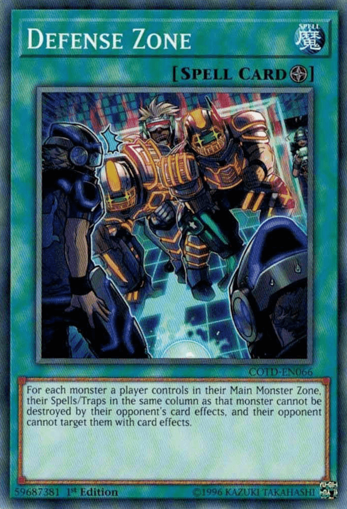 Defense Zone [COTD-EN066] Short Print - Josh's Cards