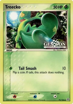 Pokemon: Treecko Gen Con Promo 70/106 - Near Mint