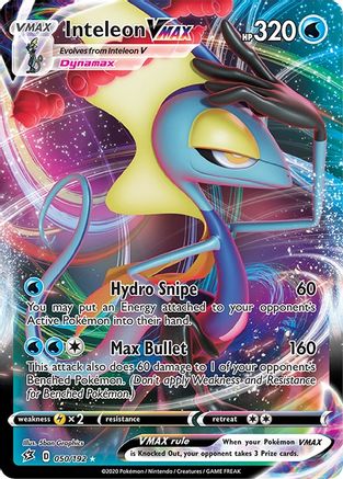 Inteleon VMAX 050/192 - SWSH02 Rebel Clash Holofoil