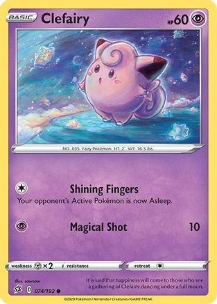 Clefairy 074/192 - SWSH02 Rebel Clash