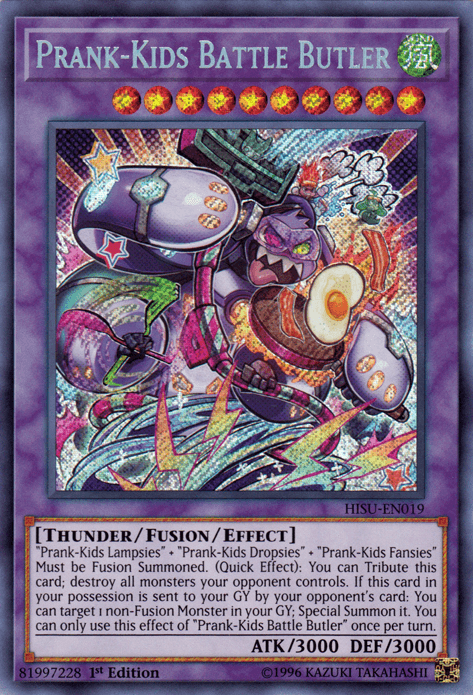 Prank-Kids Battle Butler [HISU-EN019] Secret Rare - Josh's Cards