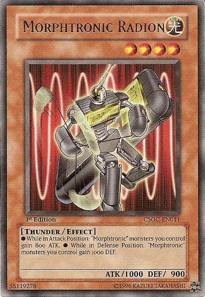 Morphtronic Radion [CSOC-EN011] Rare - Josh's Cards