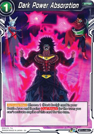 Dark Power Absorption (BT11-149) [Vermilion Bloodline] Parallel Foil