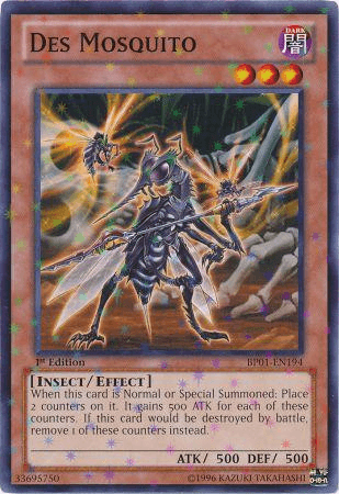 Des Mosquito [BP01-EN194] Starfoil Rare - Josh's Cards
