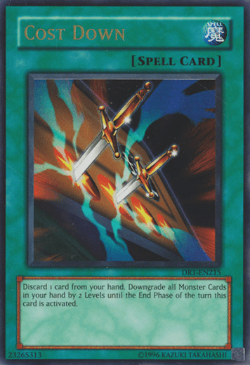 Cost Down [DR1-EN215] Ultra Rare - Josh's Cards