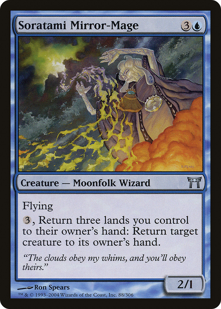 Soratami Mirror-Mage (CHK-088) - Champions of Kamigawa