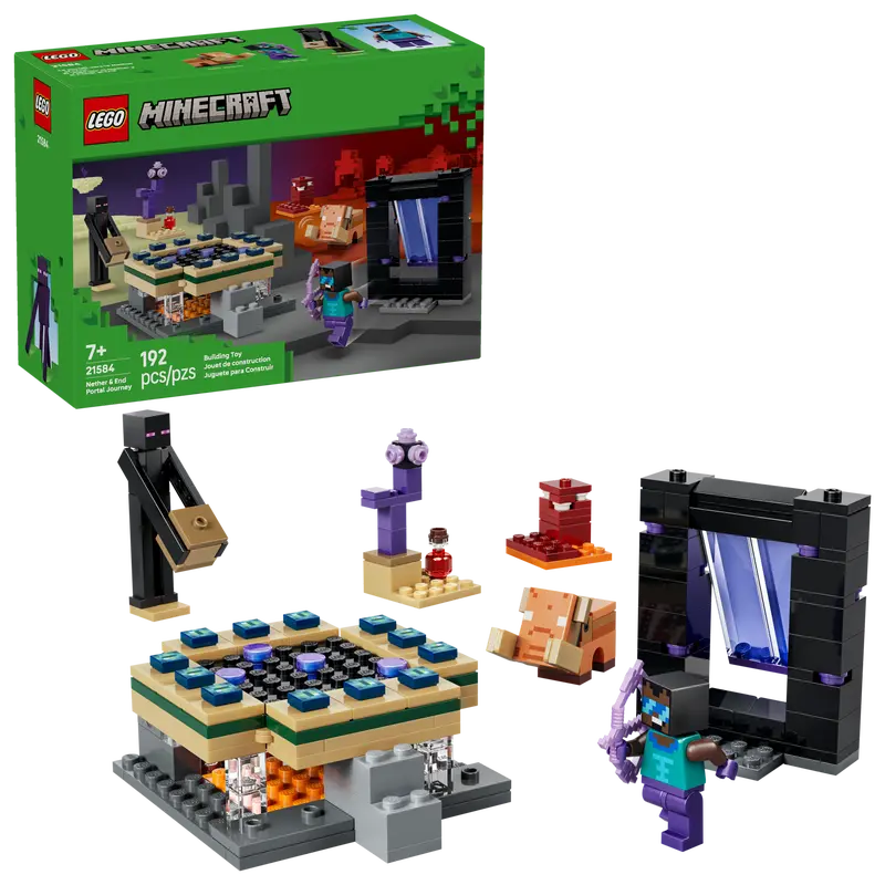 LEGO: Minecraft Nether & End Portal Journey 21584