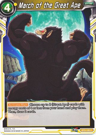 March of the Great Ape (BT3-106) [Cross Worlds] Parallel Foil
