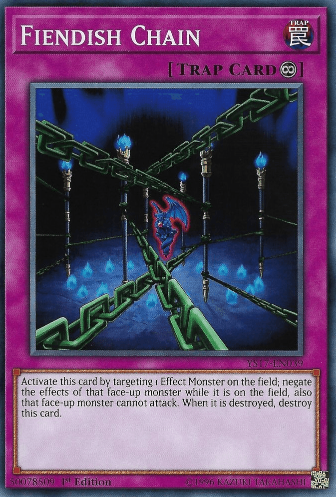 Fiendish Chain [YS17-EN039] Common - Josh's Cards