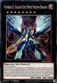 Number 62: Galaxy-Eyes Prime Photon Dragon [LDS2-EN053] Common - Josh's Cards