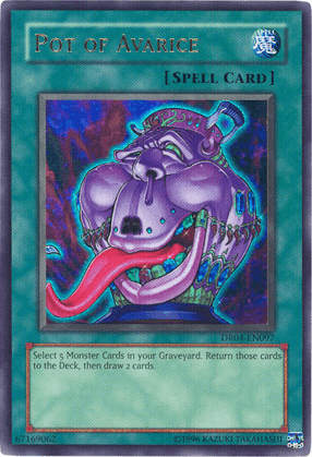 Pot of Avarice [DR04-EN097] Ultra Rare - Josh's Cards
