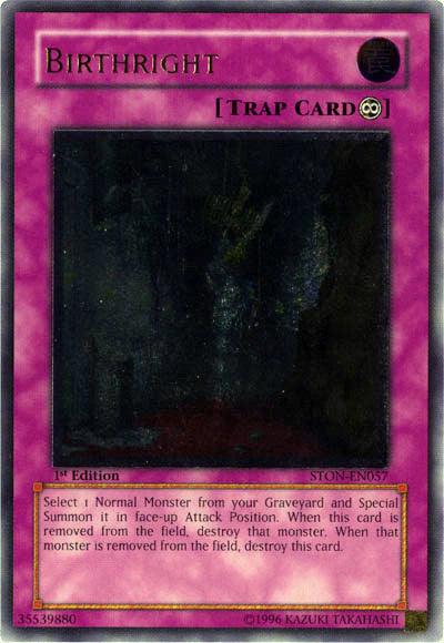 Birthright [STON-EN057] Ultimate Rare - Josh's Cards
