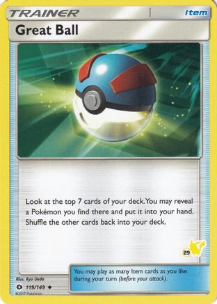 Great Ball (# Pikachu Stamped) 119/149 - Battle Academy