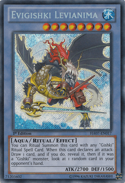 Evigishki Levianima [HA07-EN017] Secret Rare - Josh's Cards
