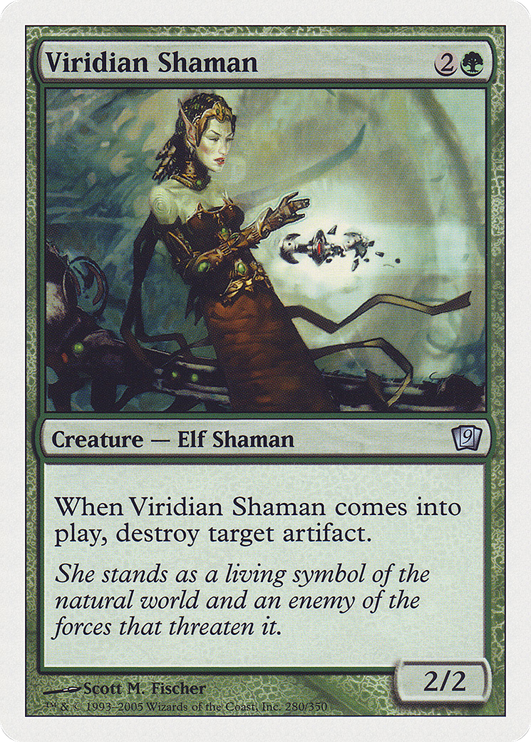 Viridian Shaman [Ninth Edition] Foil