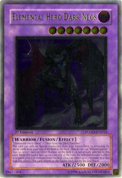Elemental Hero Dark Neos [POTD-EN033] Ultimate Rare - Josh's Cards